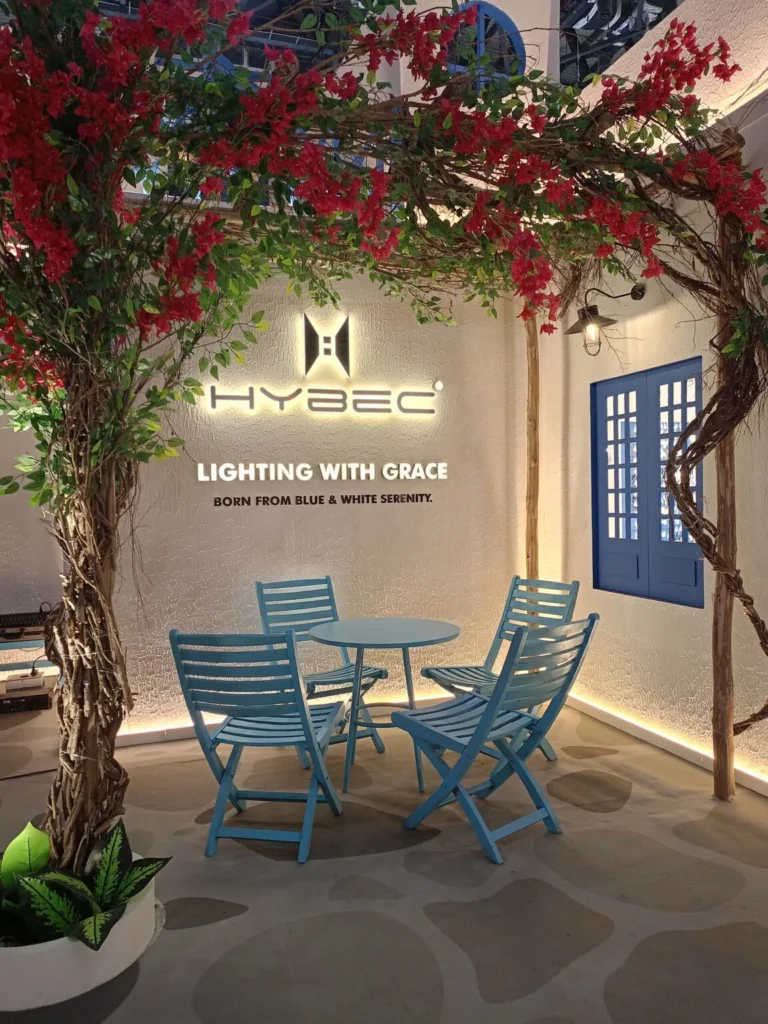 Hybec lighting with Grace