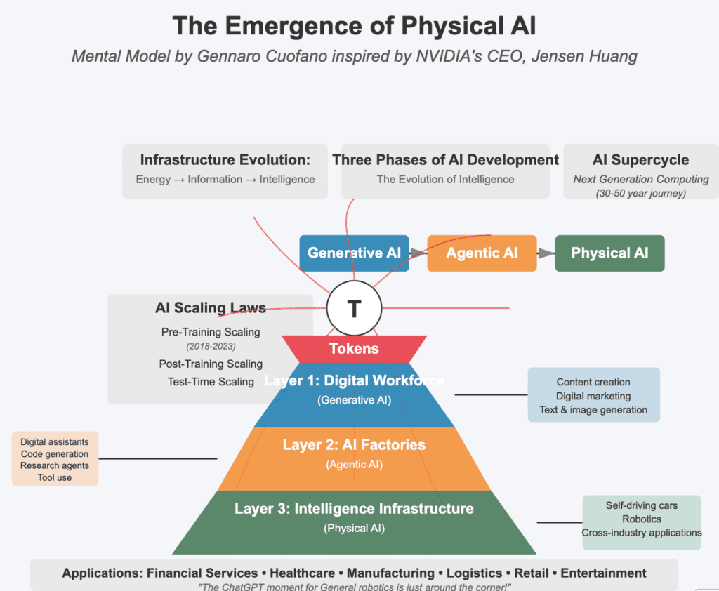 physical AI model by NVIDIA's CEO Jensen Huang