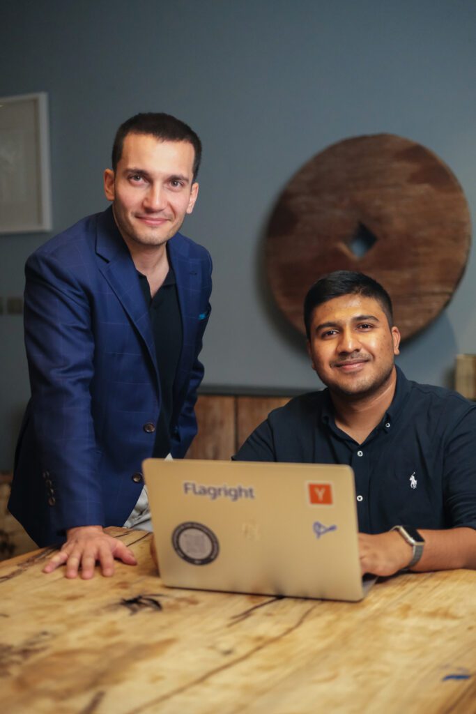 Madhu Nadig built his AI-native AML infrastructure at Flagright alongside co-founder Baran Ozkan.